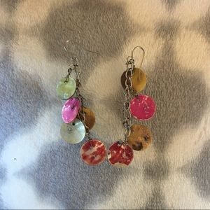 Dangly sand dollar earrings - BOGO - add to bundle